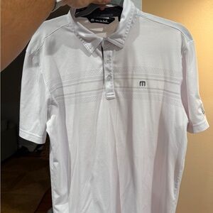 Travis Mathew White Polo Shirt
